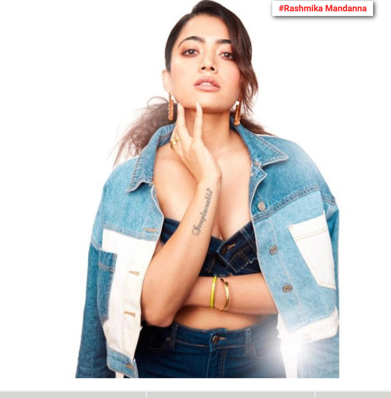 Rashmika Mandanna makes a statement in denim-on-denim look for Goodbye promotions