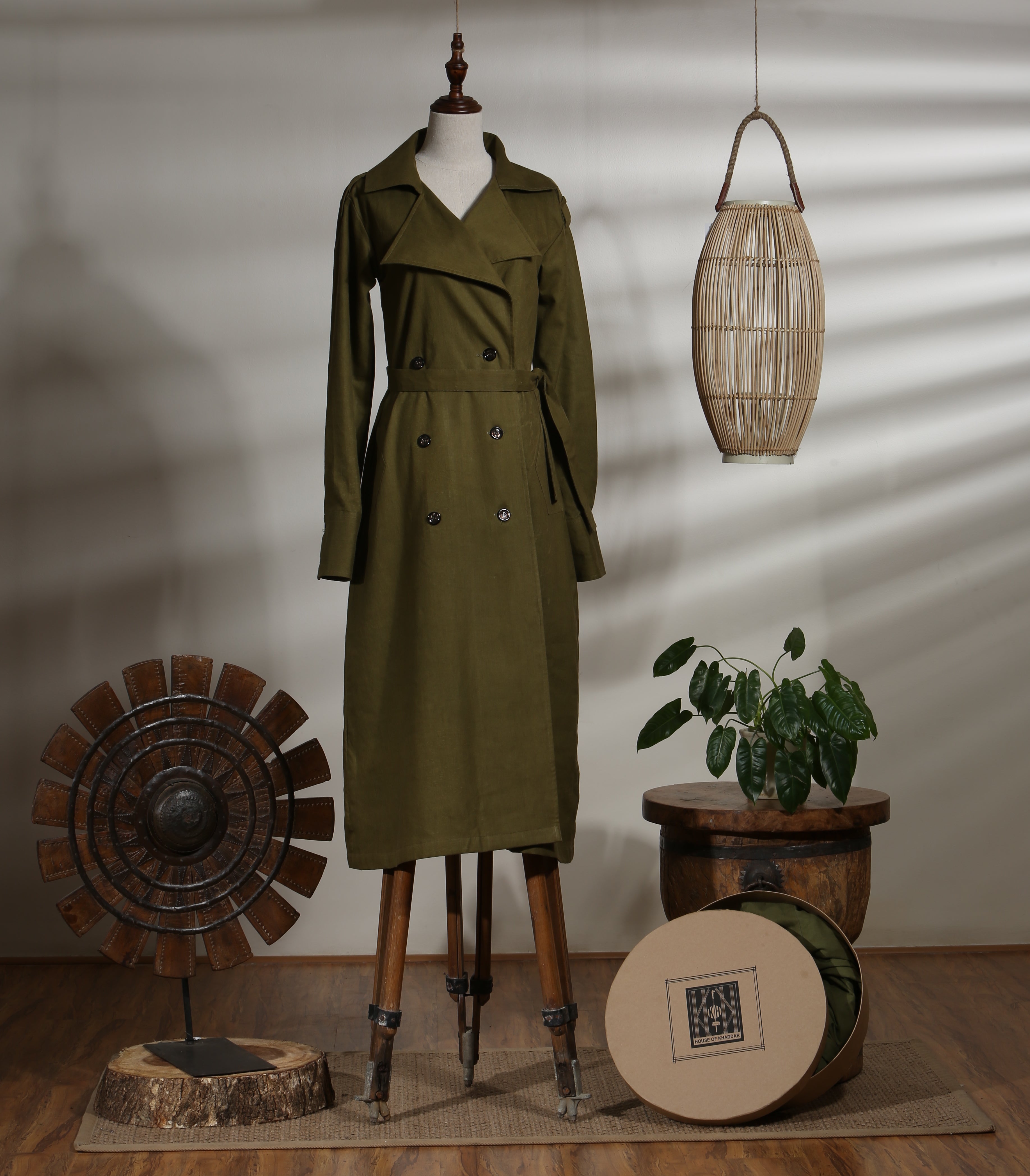 WRAP JACKET - OLIVE BRANCH