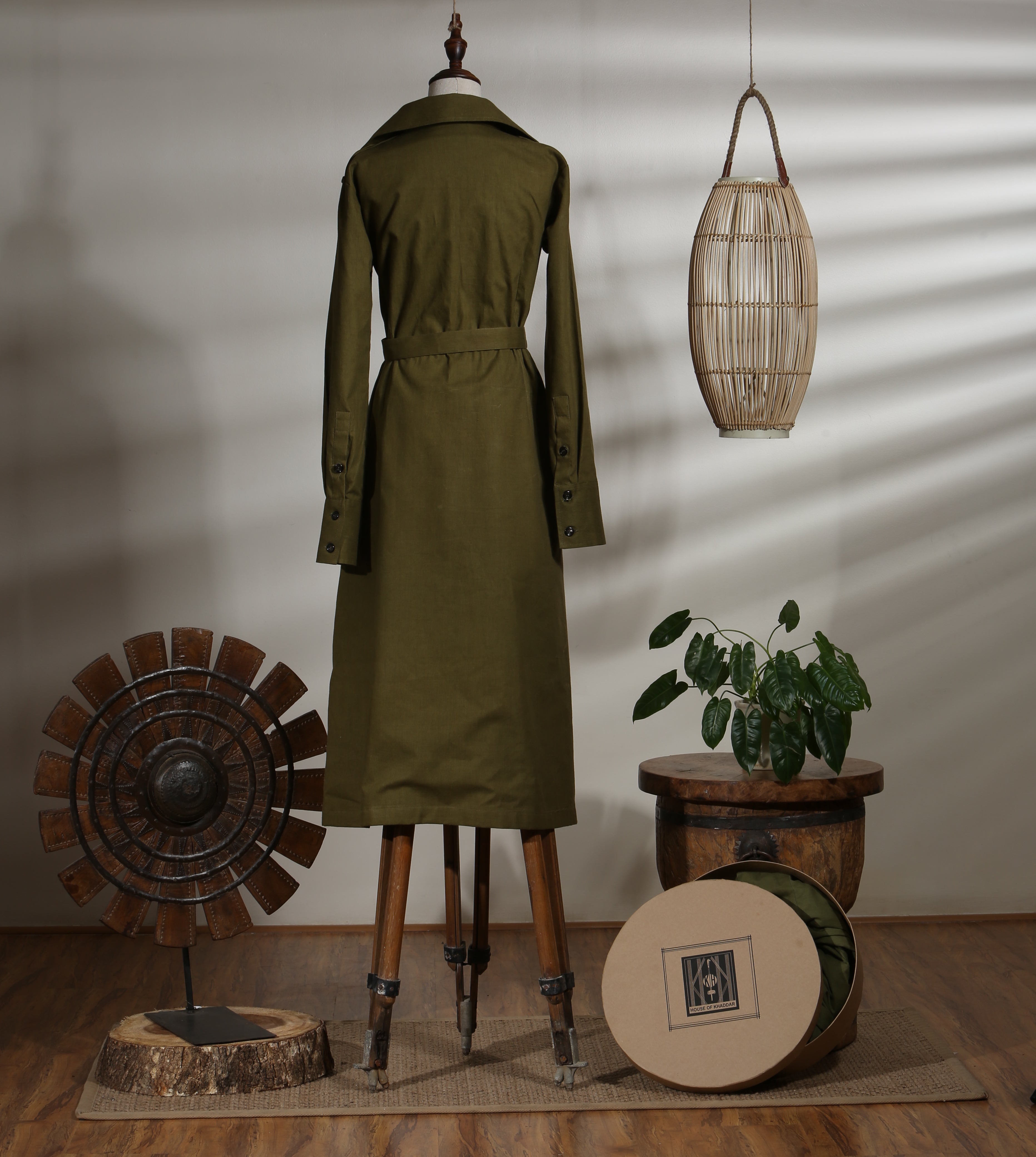 WRAP JACKET - OLIVE BRANCH