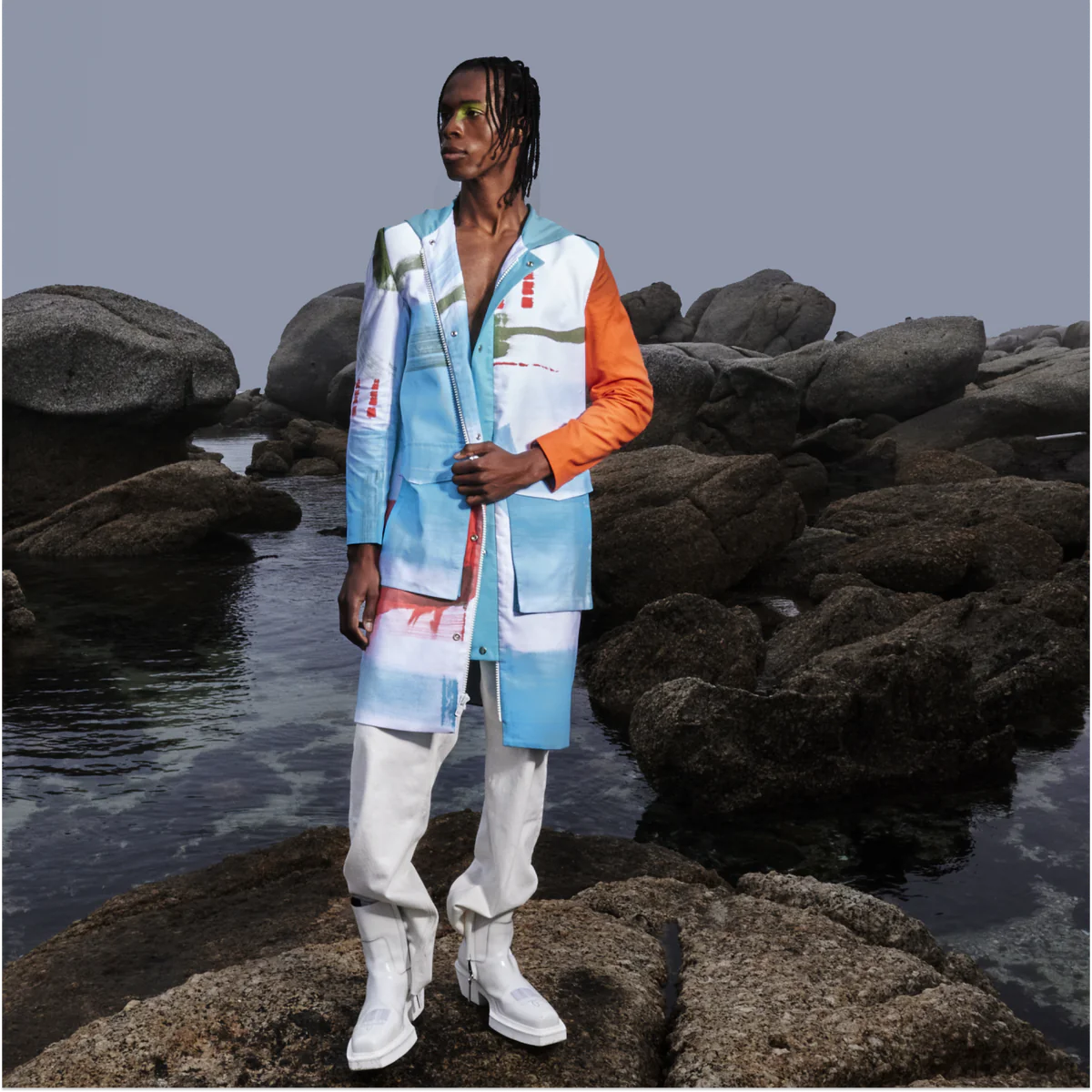 MULTI POCKET ZIPPER TRENCH