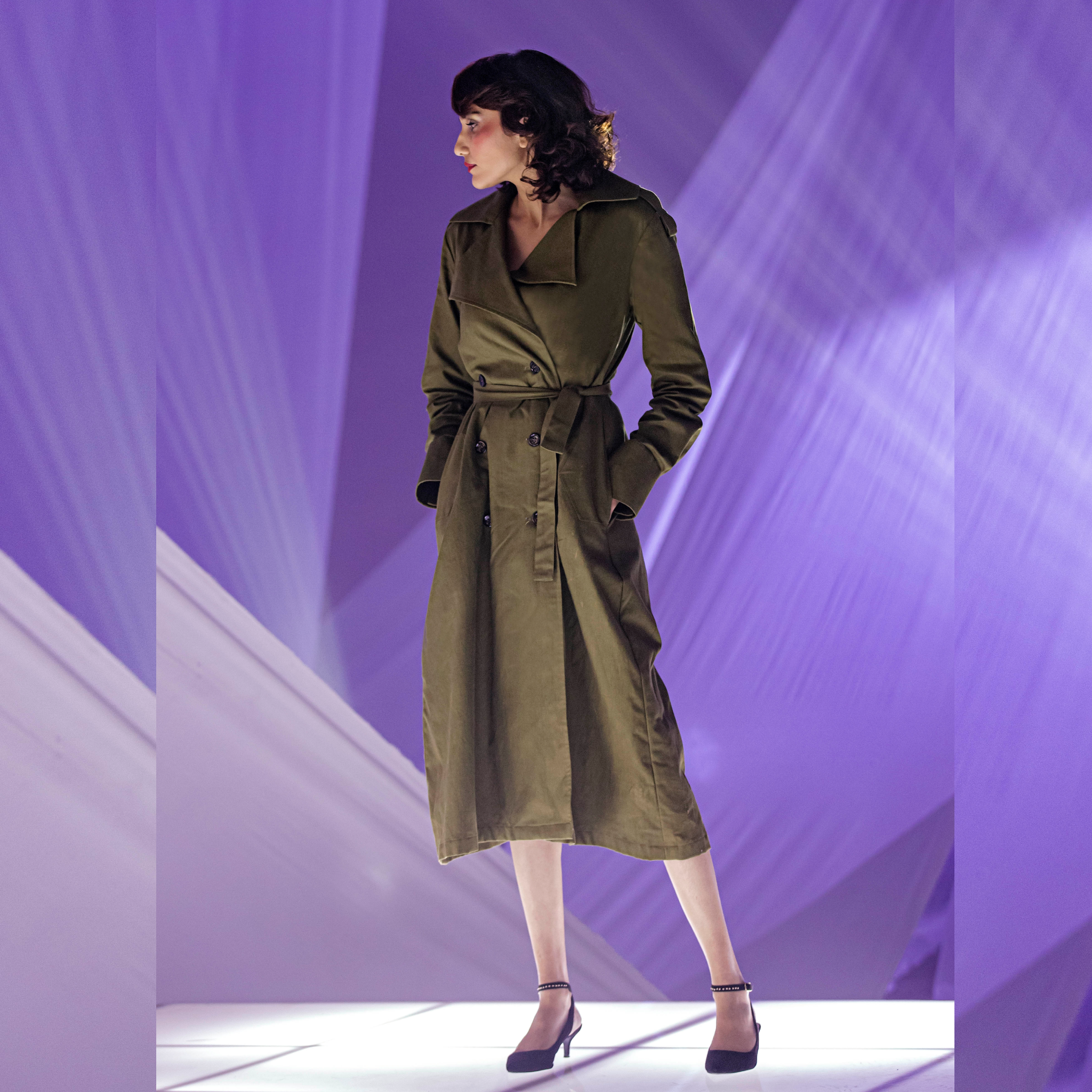 WRAP JACKET - OLIVE BRANCH