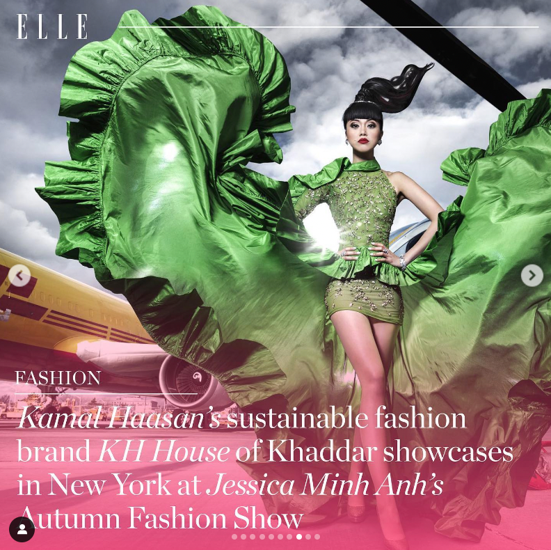 Kamal Haasan's Sustainable Fashion Brand KH House of Khaddar Showcases in New York at Jessica Minh Anh's Autumn Fashion Show